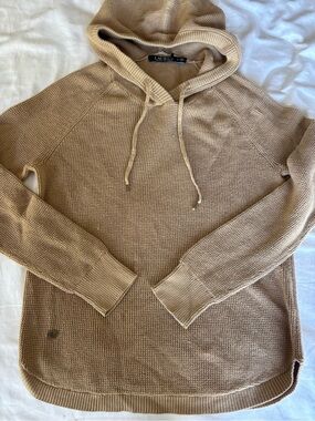 Lauren Ralph Lauren women’s Beige Knit Hoodie Sweater